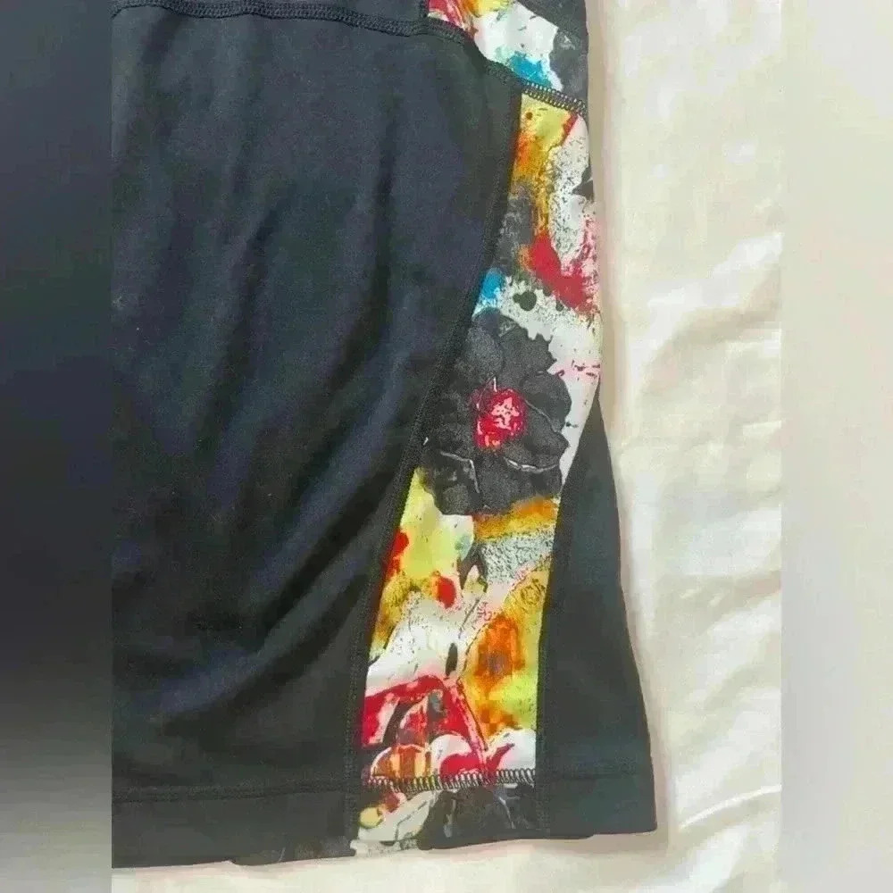 Fila Sport Women’s Workout Activewear Short Sleeve Shirt Size XS Black - Picture 2 of 6